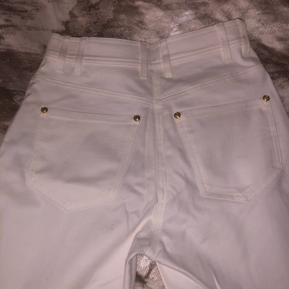 with gold buttons and zipper on the sides, - Picture 4 of 8